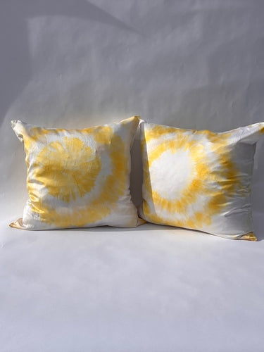 Lemon Yellow 18X18 Silk Pillow Case