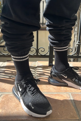 EXTENDED BOYFRIEND SOCKS - NOIR