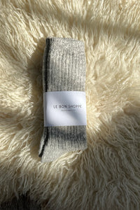 COTTAGE SOCKS - Ht. Grey