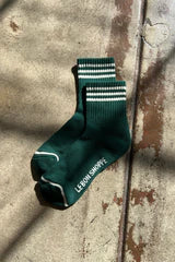 Le Bon Girlfriend  Socks - HUNTER GREEN