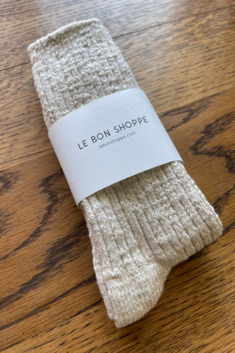 COTTAGE SOCKS - OATMEAL